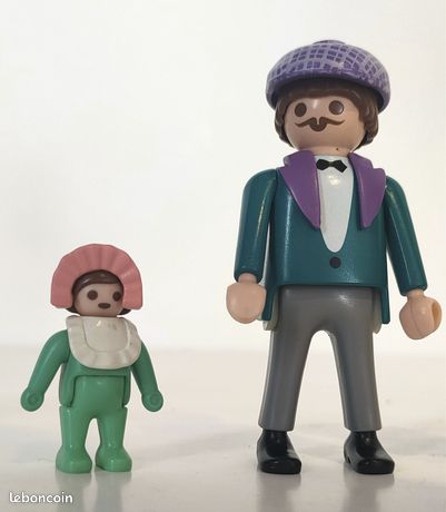 PLAYMOBIL 5510 FAMILLE avec enfants 1900 Belle époque 1995 complet -1