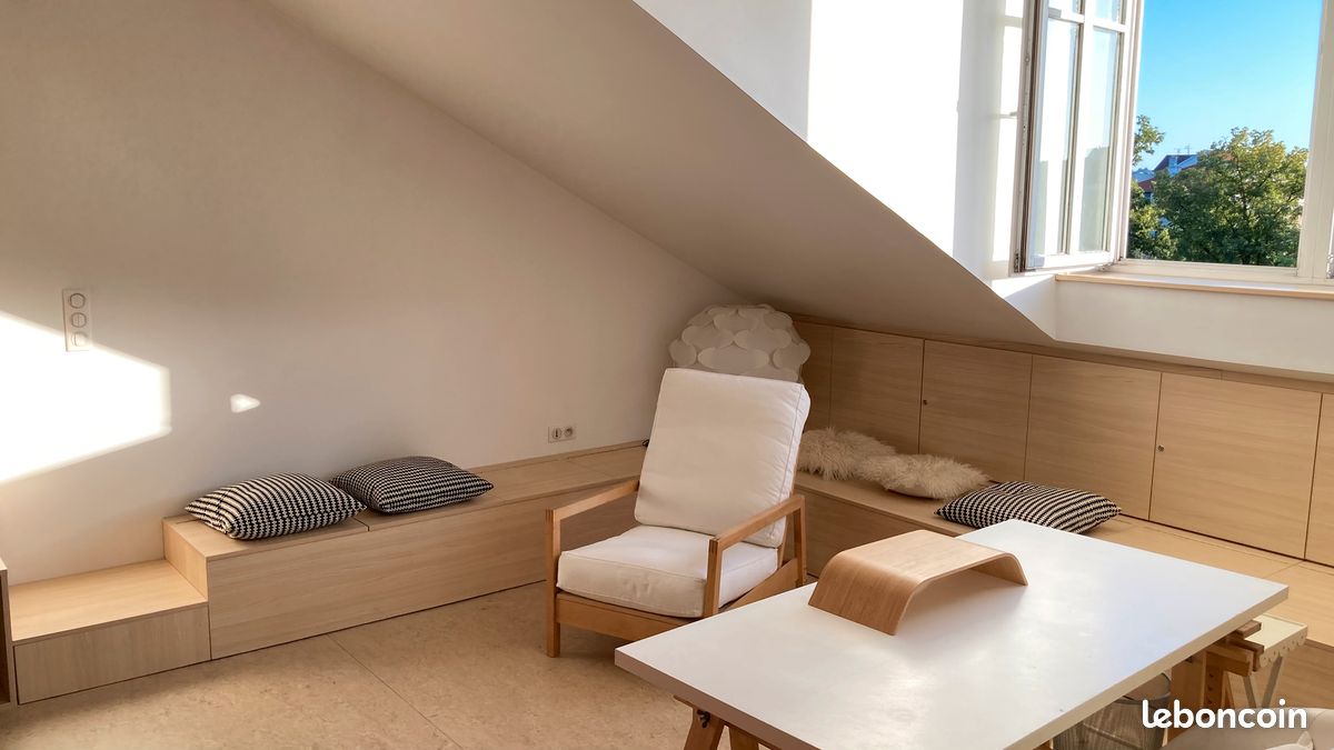 A louer grand studio meublé 25 m2 secteur Carnot/Léopold (image 2)