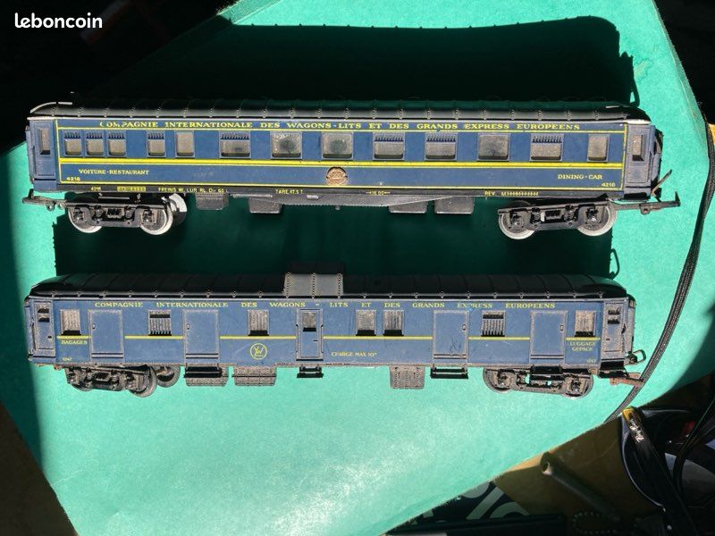 Wagon-restaurant HO Jouef Cie Internationale Des Wagons-Lits, Modèle Grands Express Européens