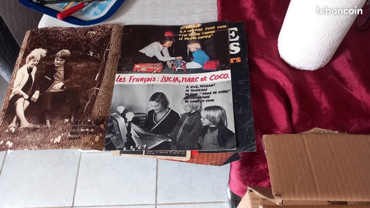 2 Journaux ici paris 1978 plus poster plus 2 disques 45T CLAUDE FRANÇOIS (image 13)