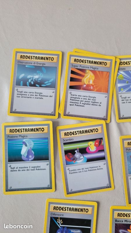 Lot 10 cartes pokmon addestramento 2 edition - Collection