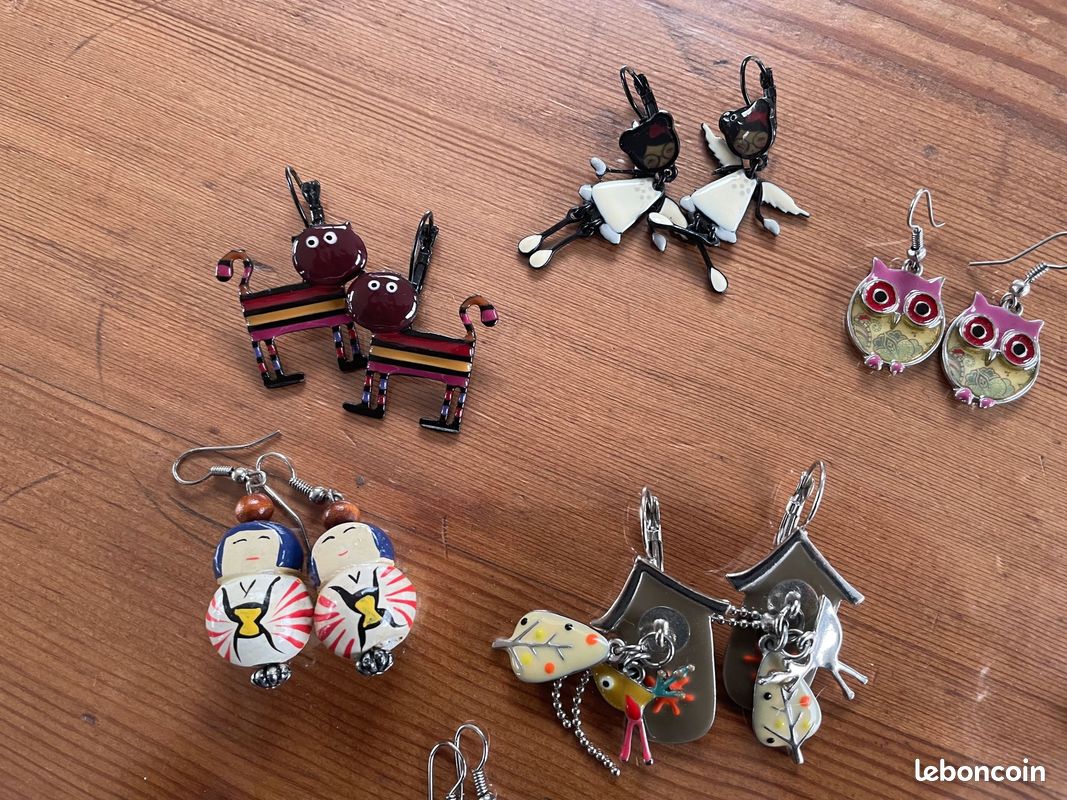 Boucles d’oreilles « fantaisie » (image 2)