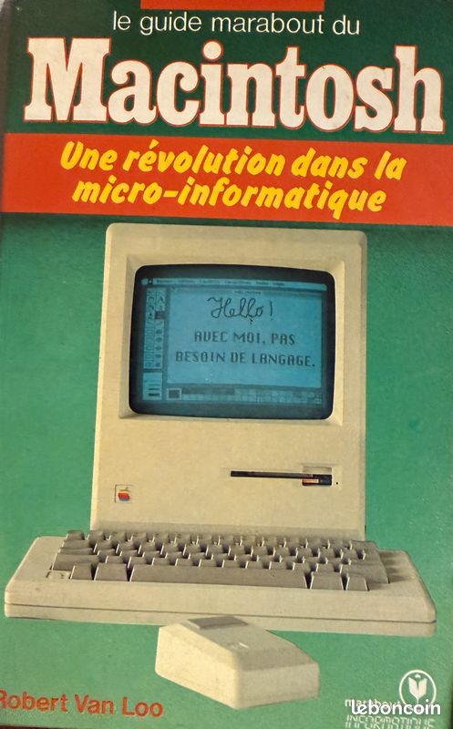Le Guide Marabout du Macintosh par Robert Van Loo 1984 (image 1)