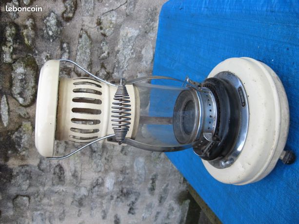 Poêle à Kérosène Vintage Haller - 4 Mèches, Four Intégré - Émaillé Gris - Fabriqué Aux Pays-Bas