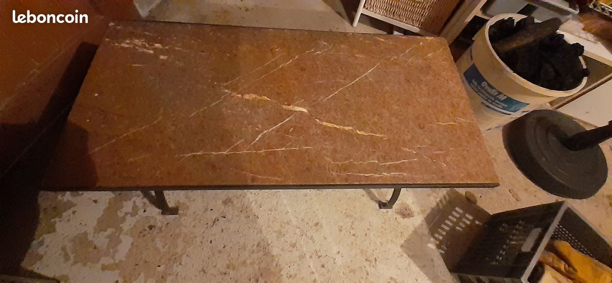 Table basse plateau en marbre (image 4)