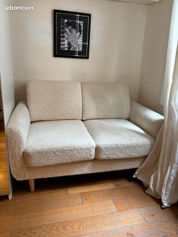 Canapé la redoute bouclette ivoire (image 8)