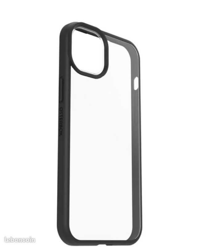 OtterBox React Coque iPhone 14 Plus Coque arrière Rigide Anti-Chocs - Noir (image 2)