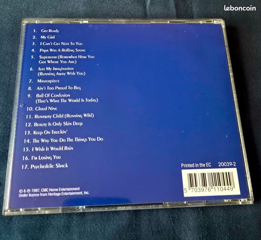 Cd musique 🎶 ( temptations the hits collection ) [ 406 ] (image 3)