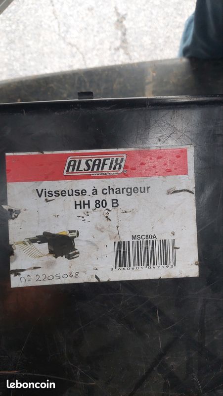 Visseuse à chargeur Alsafix HH 80 B – Excellent état (image 6)