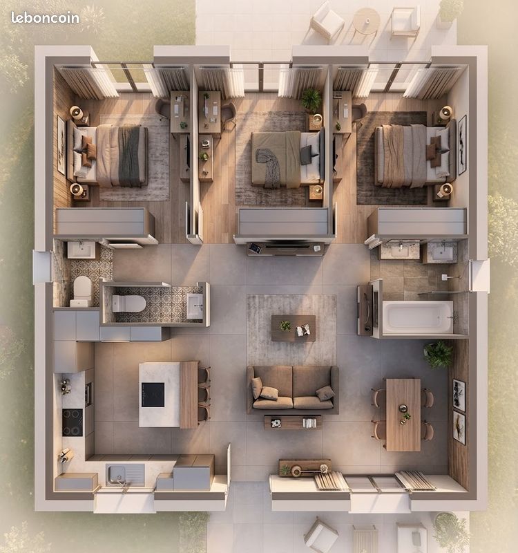 Maison 4 pièces 68 m² · à Orcet · 68 m² · 236 795 €