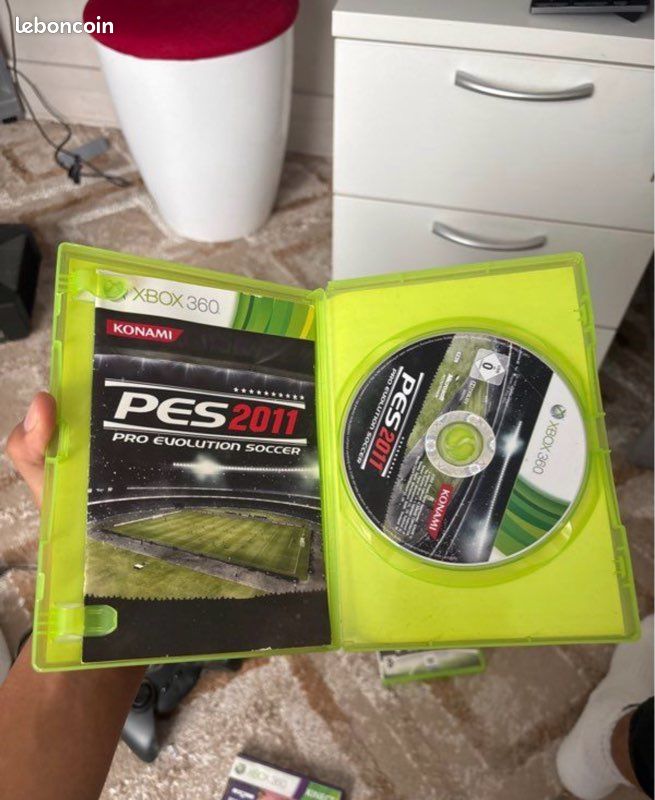 X box avec manettes et jeux (image 3)