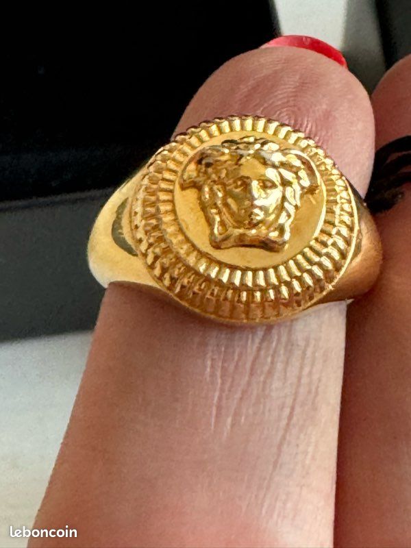 Bijoux Chevaliere Versace Or Chevaliere Versace Or BAGUE OR 18