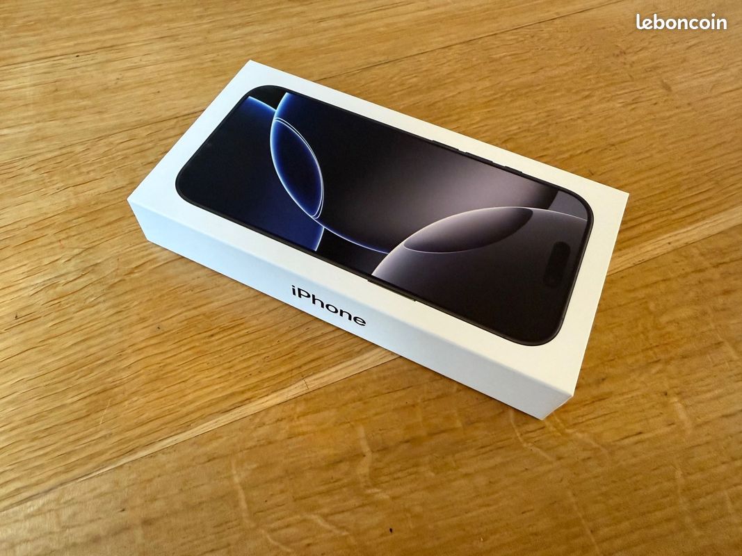 APPLE iPhone 16 Pro Max Titane Naturel, 256 Go Boîte Vide
