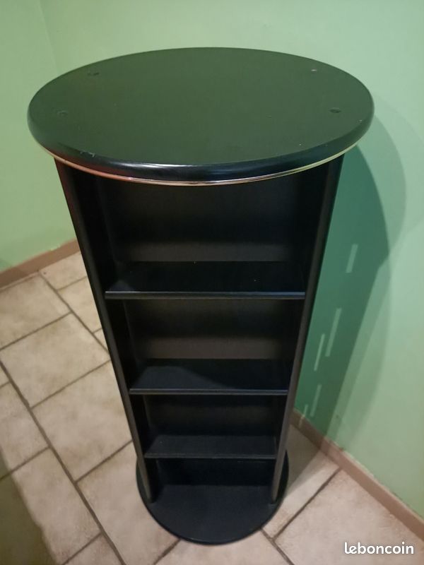 Meuble pivotant porte CD six étagères (image 3)