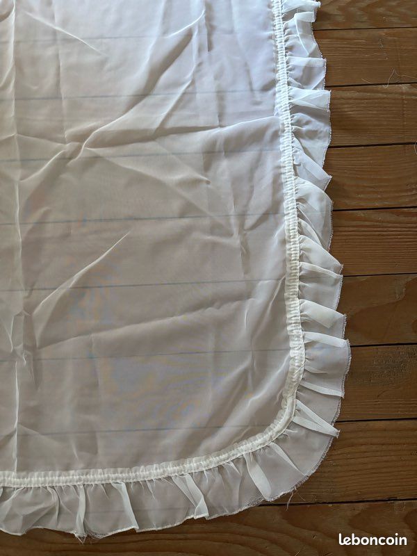 Rideaux blanc 208cm (image 12)