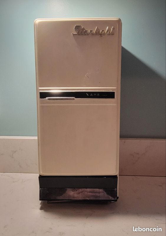 Frigo De Poupée Vintage SUPER LADY - Tôle Laquée, AMB Bologne, Italie