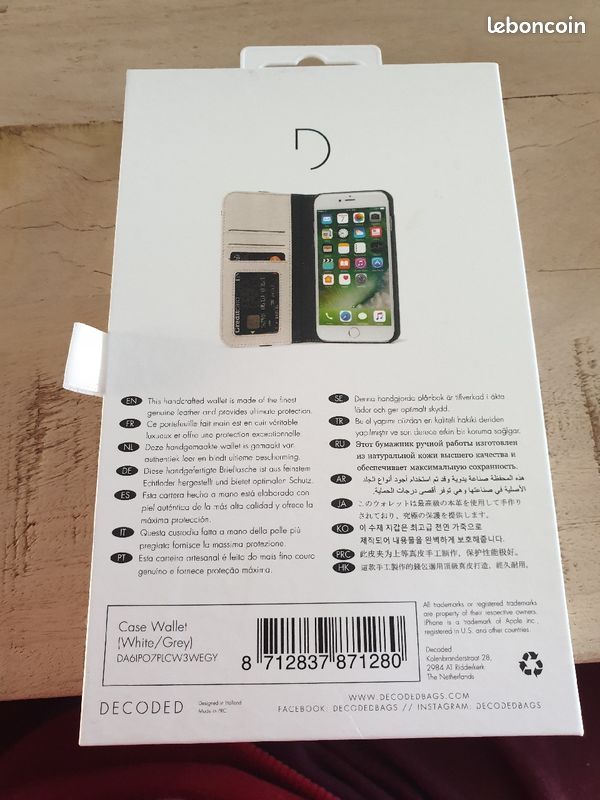 Vends Coque téléphone à rabat iphone 7plus (image 2)