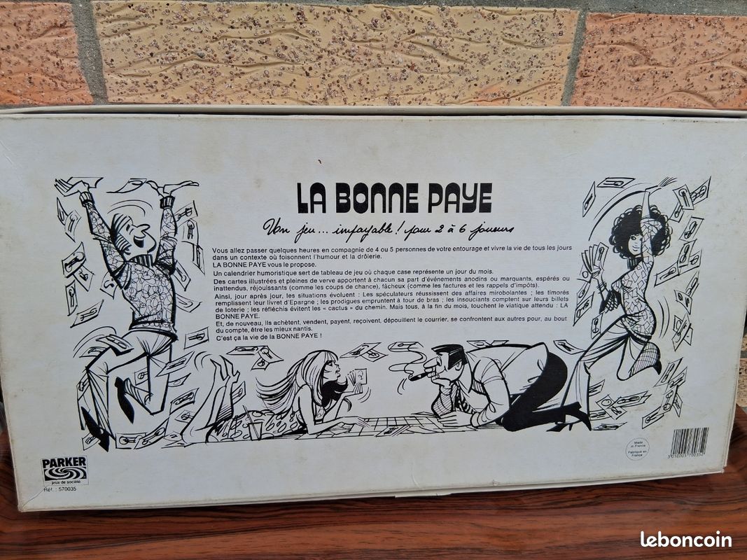 Jeu La bonne paye 1977 (image 18)