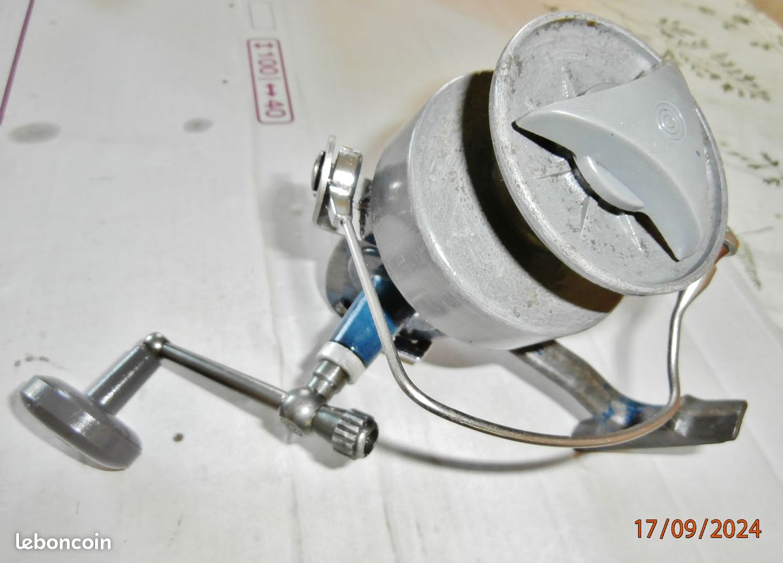 Gros Moulinet Mitchell 496 Vintage – Avec Bobine, Fabrication Française