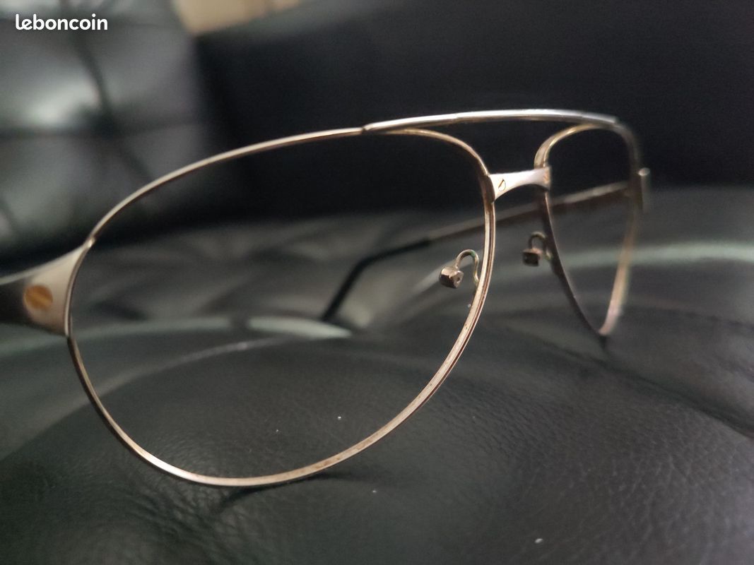 Lunettes CARTIER vintage modèle Santos luxe collection (image 7)
