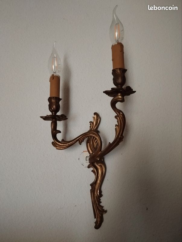 Paire d'appliques 2 lumières (image 1)