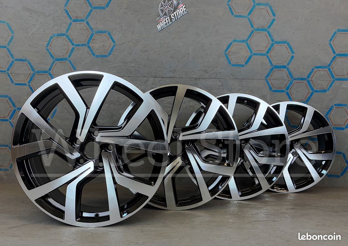 Pack Jantes 18” Style VW ClubSport – Golf 5 6 7 8 Passat Tiguan T-Roc Scirocco Audi A3 etc (image 1)