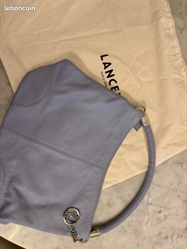 Sac LANCEL French Flair Bleu Polaire Accessoires Bagagerie