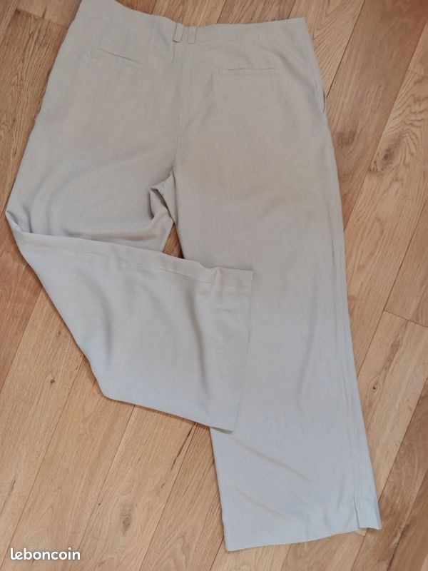 Pantalon léger, Irène Van Ryb 42 beige (image 6)