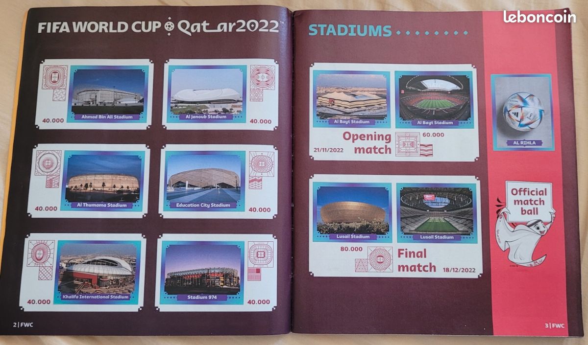 Lot De 38 Stickers Panini Coupe Du Monde Qatar 2022 - Avec Messi, Mbappé, Neymar, CR7 - Collection Complète