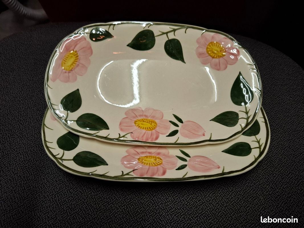 Service De Vaisselle Villeroy & Boch Wild Rose - Incomplet, Comme Sur Photo, état D'usage