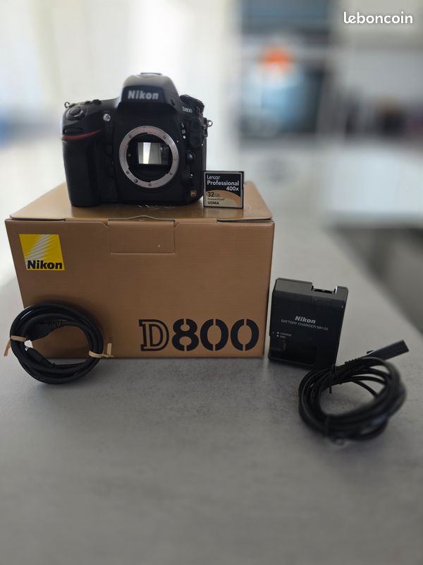 Nikon D800 - Boitier reflex Appareil photo numérique pro (Seulement 1 588 déclenchements Très rare) (image 1)