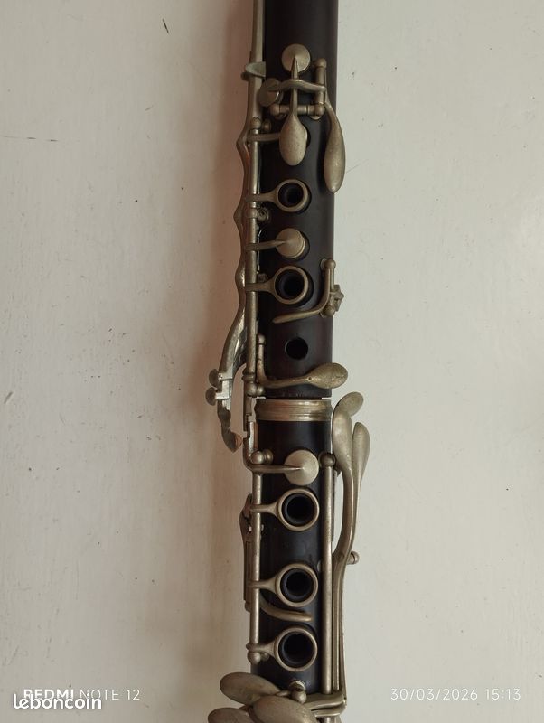 Jolie clarinette en bois ancienne (image 16)