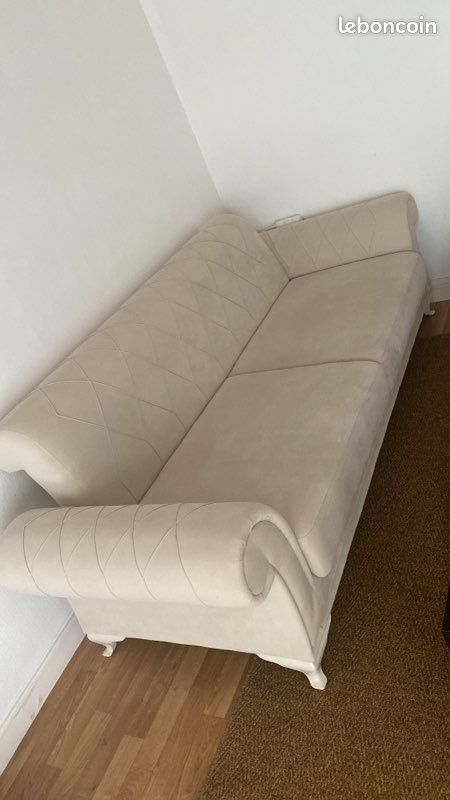 Canapé beige (image 1)