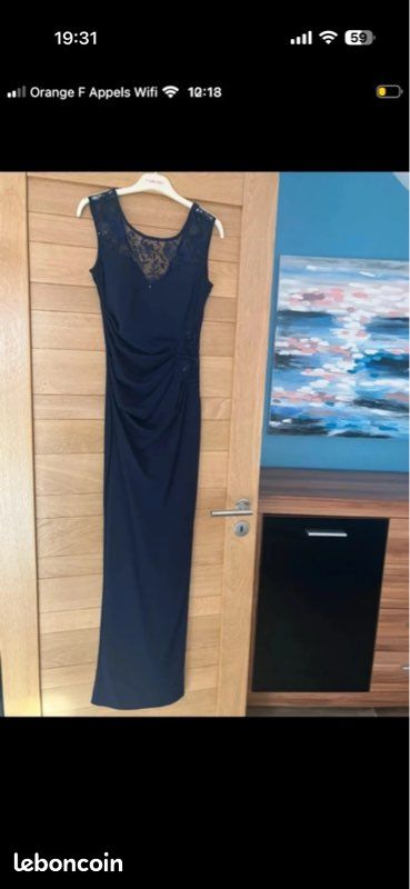 Robe Noire Femme Lipsy - Taille 14, Style A-Line Sans Manches, Neuve Avec étiquette
