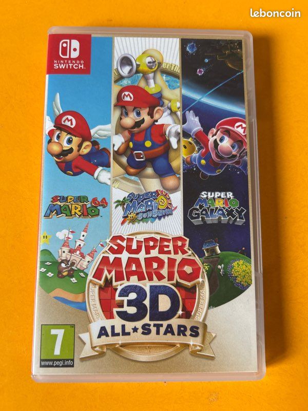 Jeu switch mario 3D all stars 3 jeux en 1 (image 1)