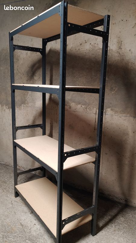 Grande étagère métal 96x180x40 (image 7)
