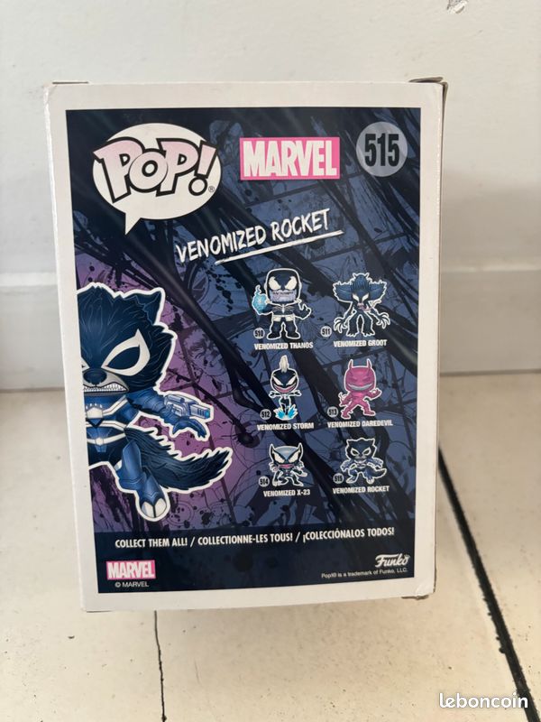 Figurine Funko Pop Marvel #515 Venomized Rocket - édition Venom Collector