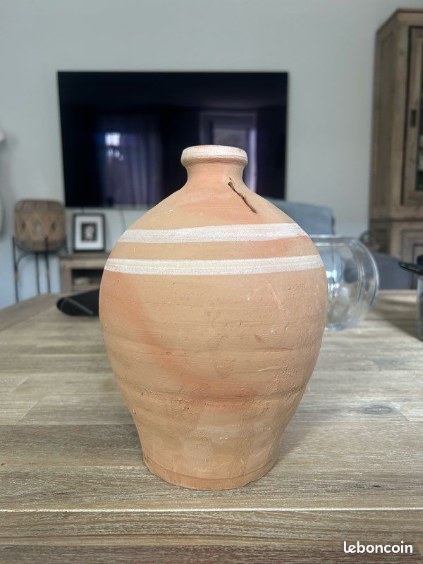 Tirelire marocaine en terre cuite-pièce unique 23 cm (image 8)
