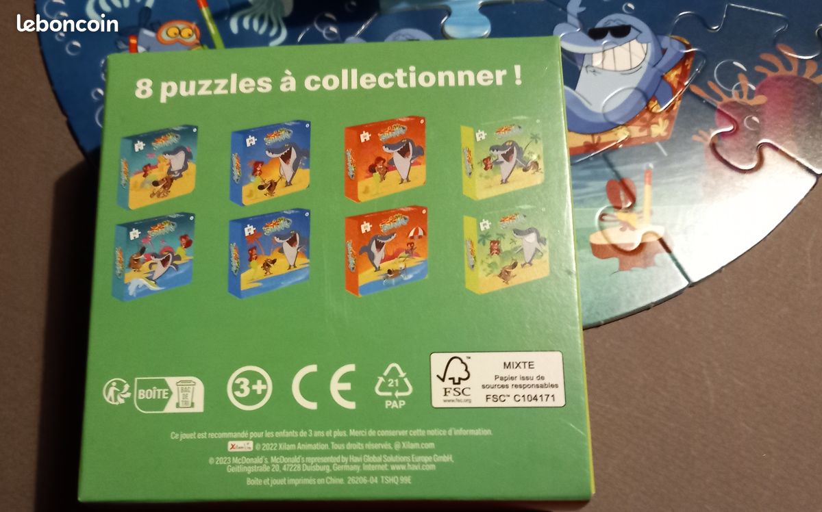 Puzzle Zig et Sharko Mac Donald 2022 - Jeux & Jouets