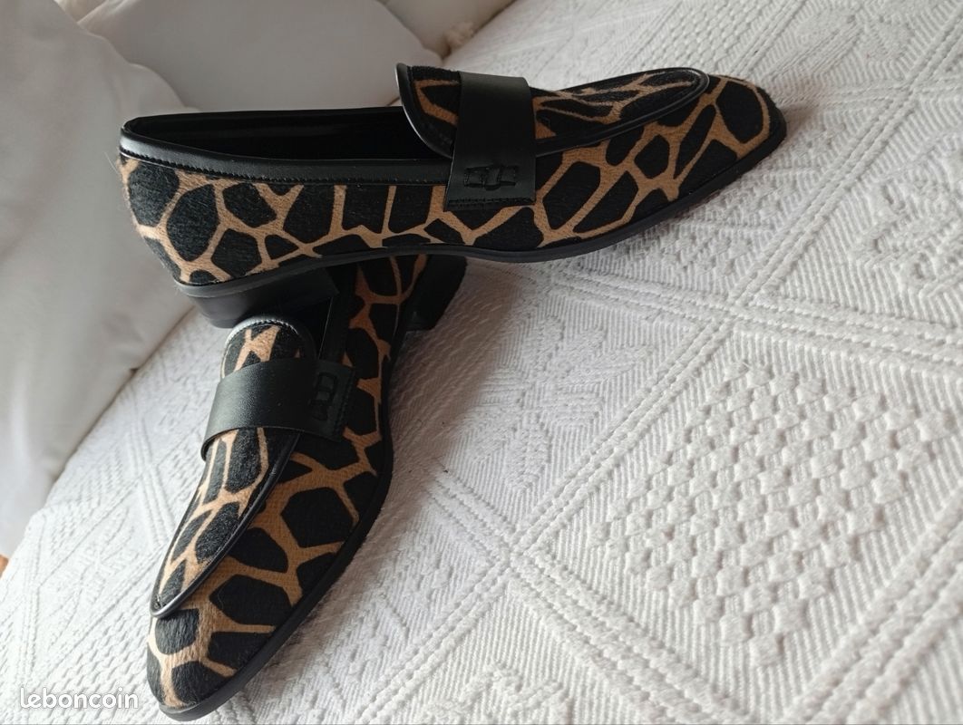 Mocassins femme, imprimé animalier 39 (image 2)