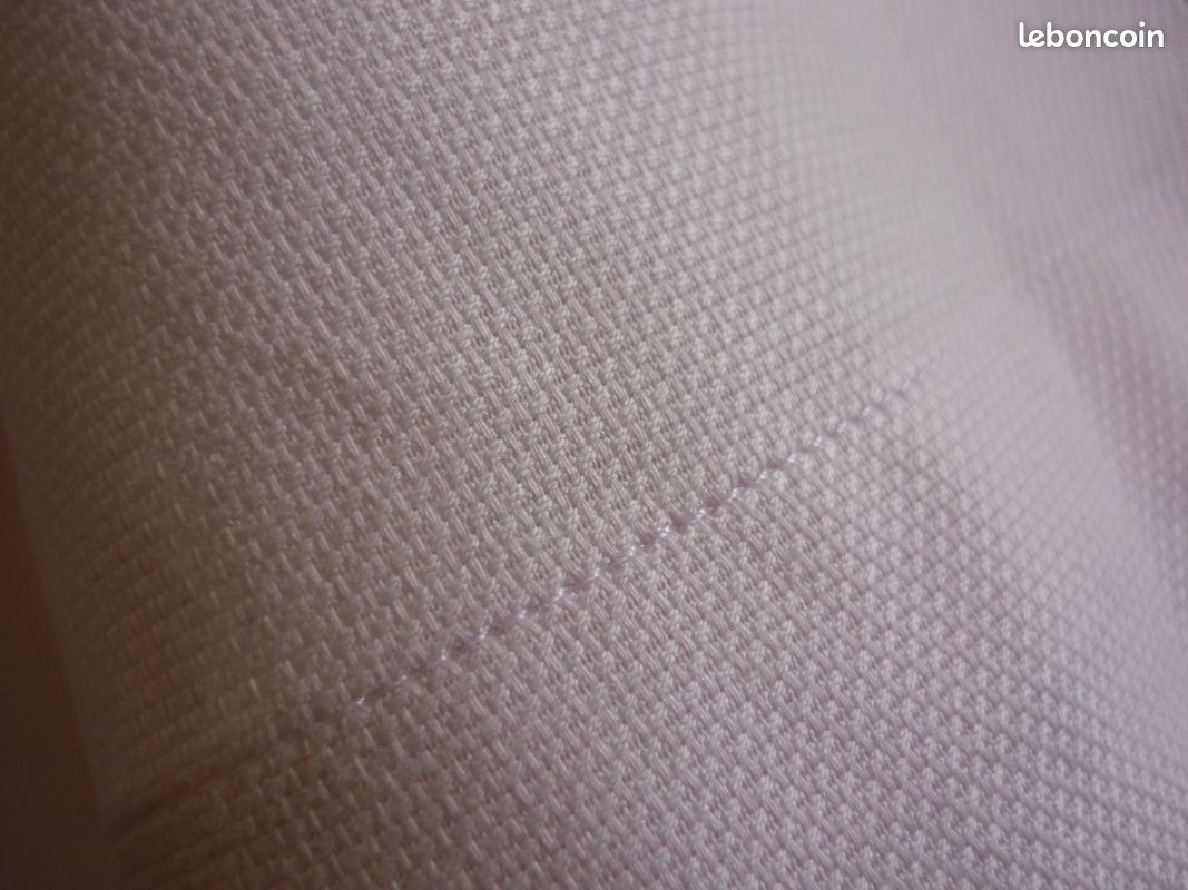 Authentique Chemise Lacoste T 39 rose piqué coton manches courtes TBE (image 6)