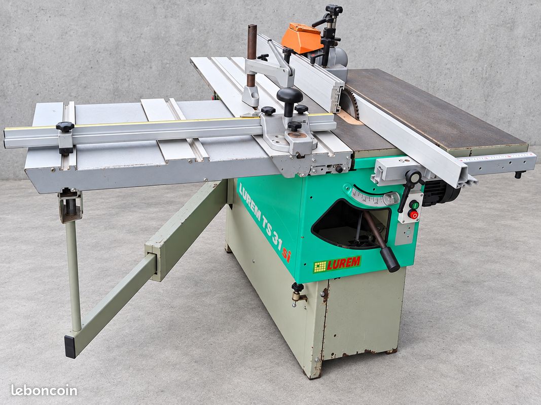 Mbinée LUREM Former RD31 SI + TS31 SI 220 V – dégau rabot scie toupie (image 2)