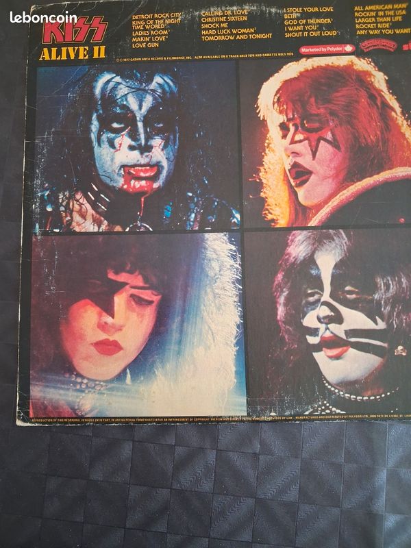 VINYLE KISS ALIVE II à 30 euros (image 2)