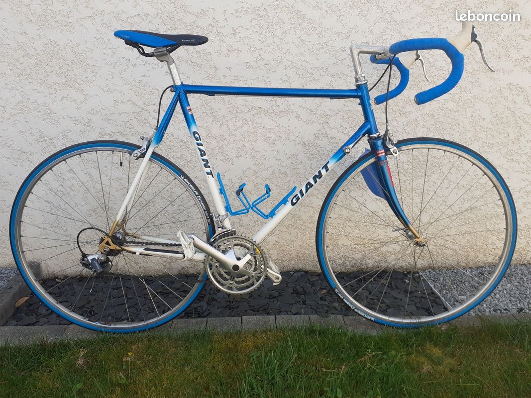 Vélo De Course Homme Carbone Bleu - 27 Vitesses - Taille XL (59cm) - 2001
