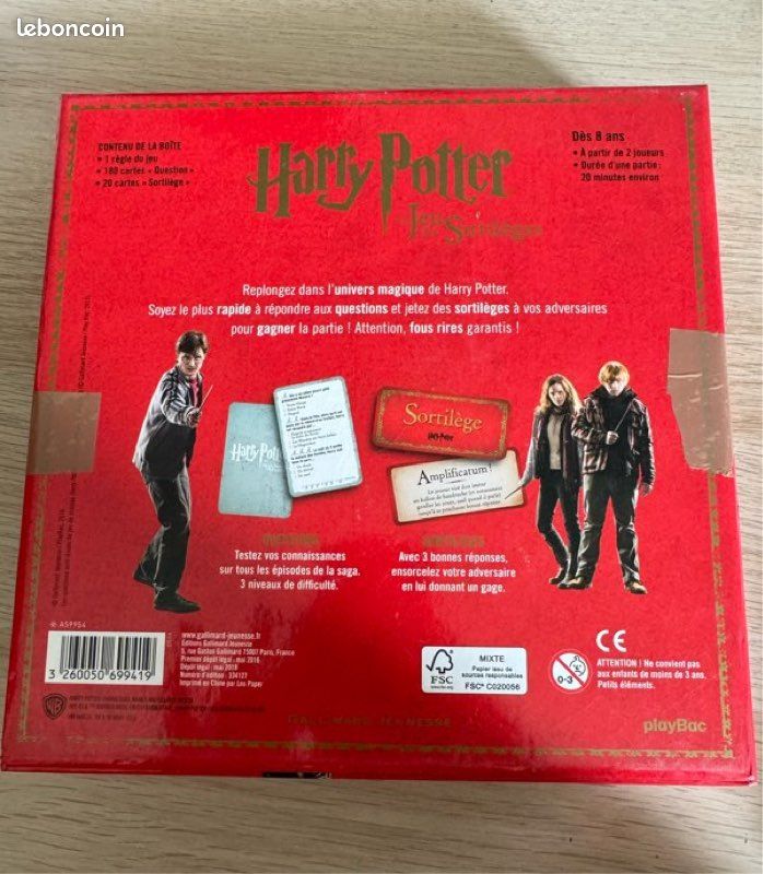 Quizz Harry Potter - Jeu de société (image 2)