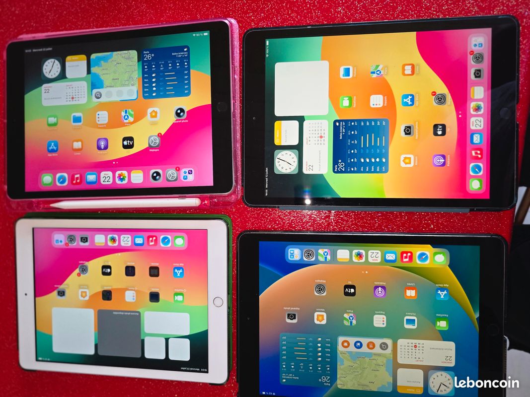 IPad 6è, 7è, 8è, 9è Géné. Autres Tablettes Samsung, Lenovo Asus, Surfaces.. (image 2)