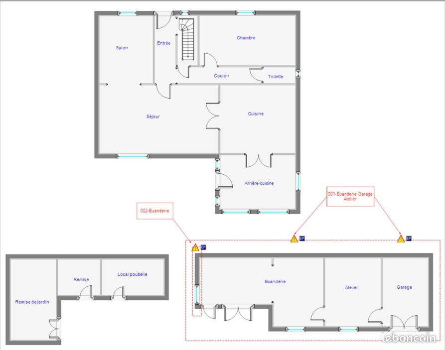 Maison 7 pièces 100 m² · à Cuvilly · 100 m² · 158 000 €