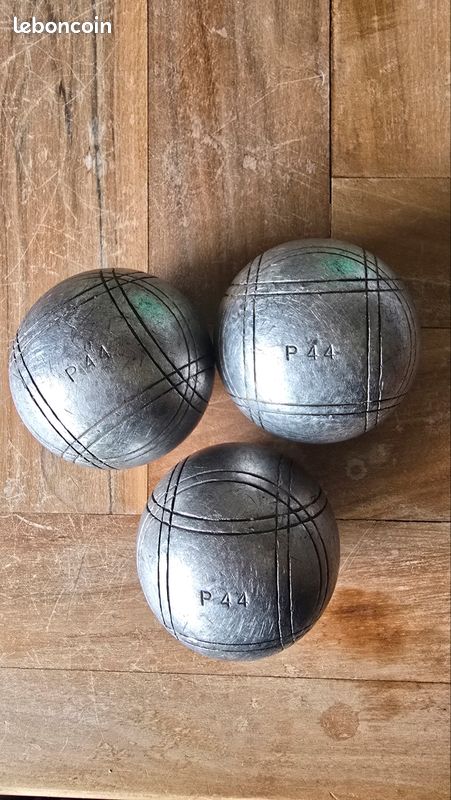2 Boules De Pétanque JB XJBX - Inox Strié, Poids 740g, Diamètre 75 - Fabriquées En France