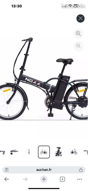 Lectrique Pliant Noxx Velo Electrique Vélo électrique Noxx Edge Notice