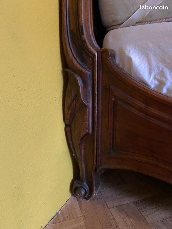 Lit / banquette bois années 30 (image 5)